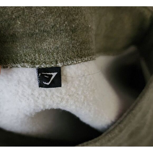 Gymshark Long Sleeve High Neck Fleece Lined Pullover Sweatshirt Womens S Gray - Picture 5 of 9